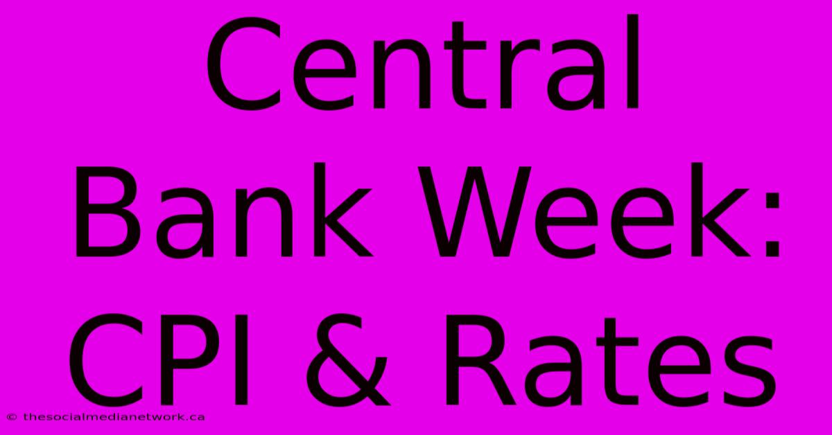 Central Bank Week: CPI & Rates