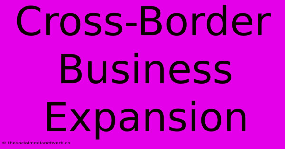 Cross-Border Business Expansion