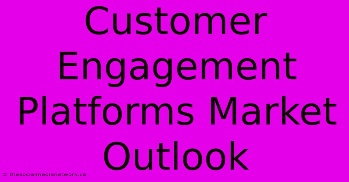 Customer Engagement Platforms Market Outlook