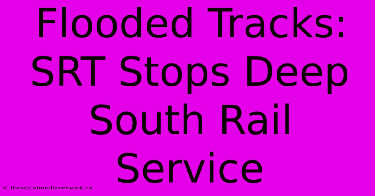 Flooded Tracks: SRT Stops Deep South Rail Service