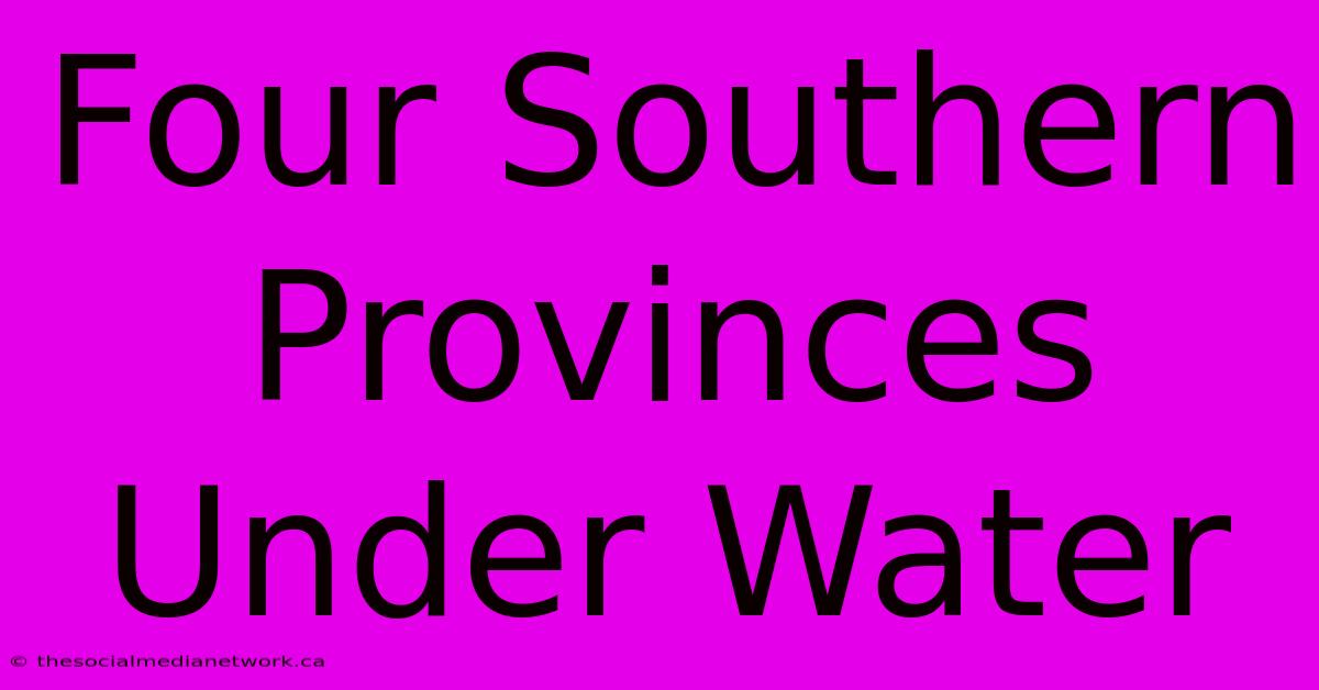 Four Southern Provinces Under Water