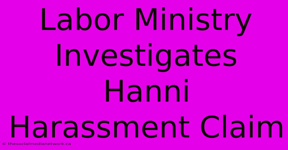 Labor Ministry Investigates Hanni Harassment Claim