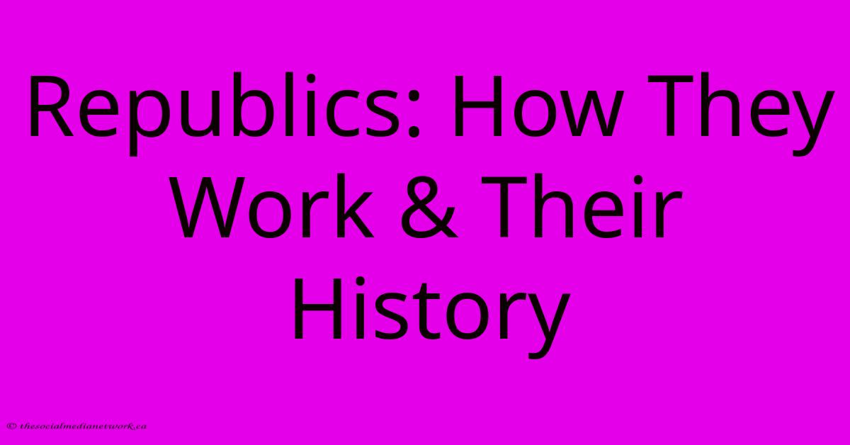 Republics: How They Work & Their History