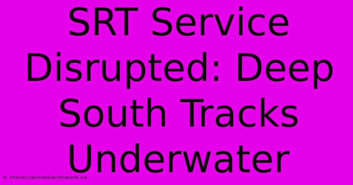 SRT Service Disrupted: Deep South Tracks Underwater